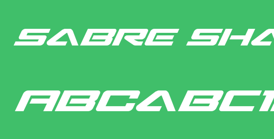 Sabre Shark Semi-Bold Semi-Expanded