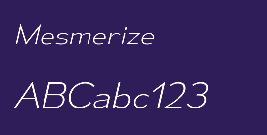 Mesmerize