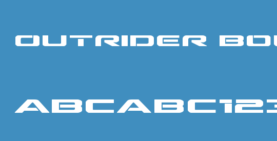 Outrider Bold