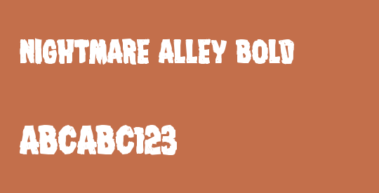 Nightmare Alley Bold