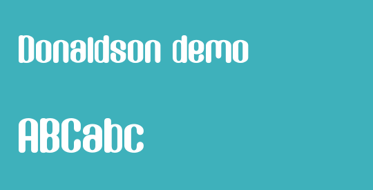 Donaldson demo