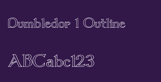 Dumbledor 1 Outline
