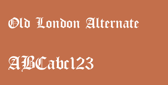 Old London Alternate