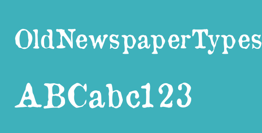 OldNewspaperTypes