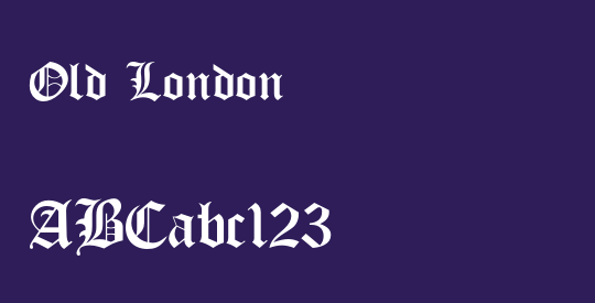 Old London