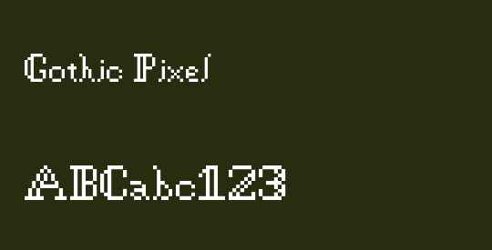 Gothic Pixel