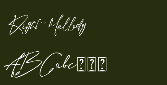 Right  Mellody