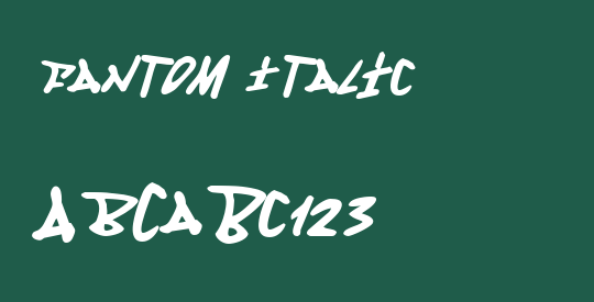 Fantom Italic