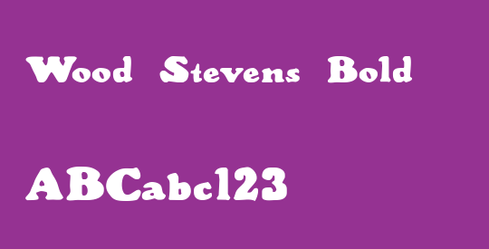 Wood Stevens Bold