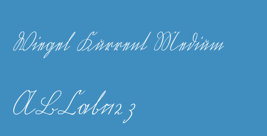 Wiegel Kurrent Medium