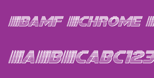 Bamf Chrome Italic