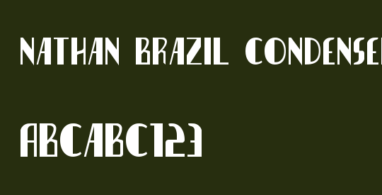 Nathan Brazil Condensed