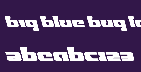 Big Blue Bug Leftalic