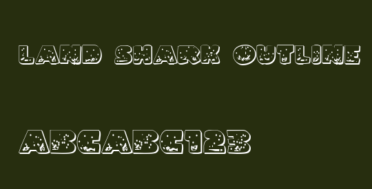 Land Shark Outline