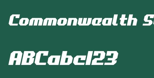Commonwealth Semi-Italic