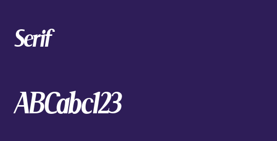 Serif