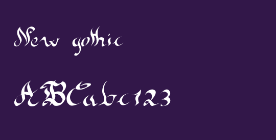 New gothic
