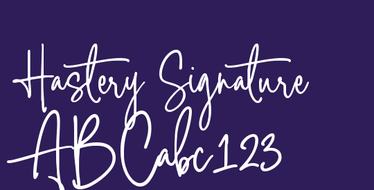 Hastery Signature