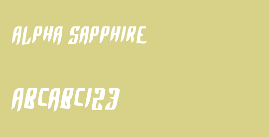 Alpha Sapphire