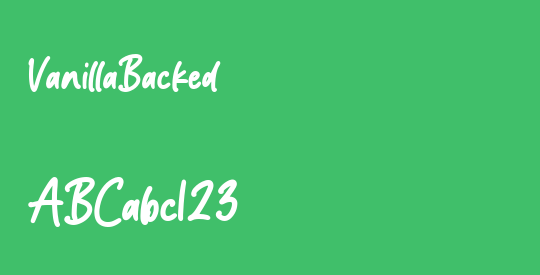 VanillaBacked