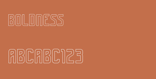 Boldness 