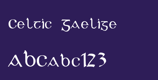 Celtic Gaelige