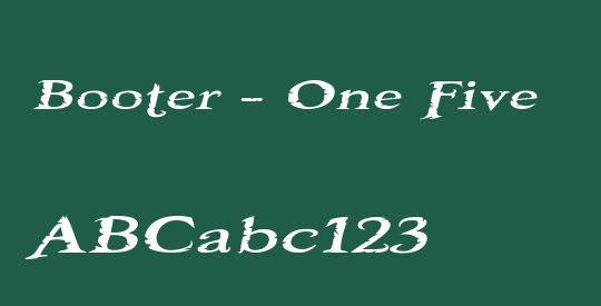 Booter - One Five