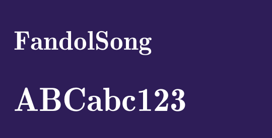 FandolSong