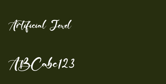 Artificial Jewel
