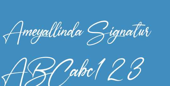 Ameyallinda Signatur