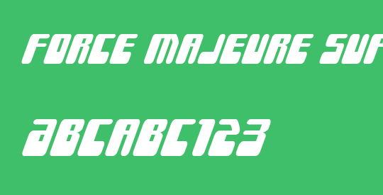 Force Majeure Super-Italic