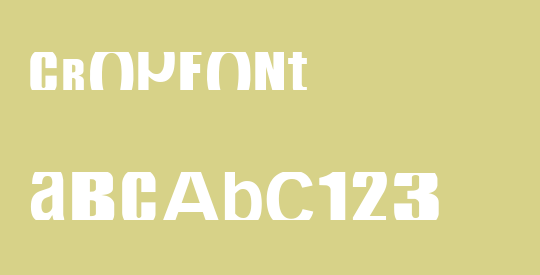 CropFont
