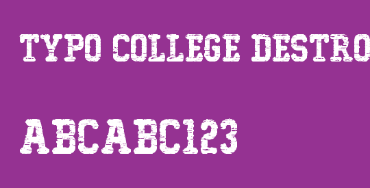 Typo College Destroyed Demo