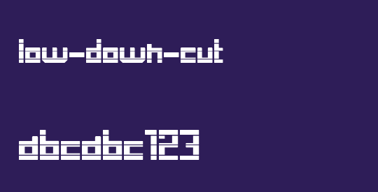 low-down-cut