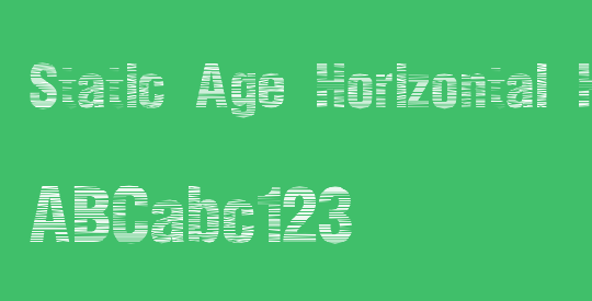 Static Age Horizontal Hold