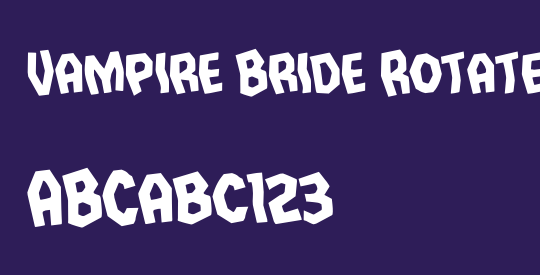 Vampire Bride Rotated