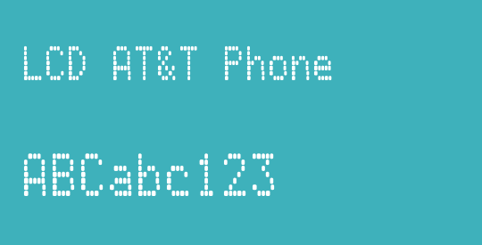 LCD AT&T Phone