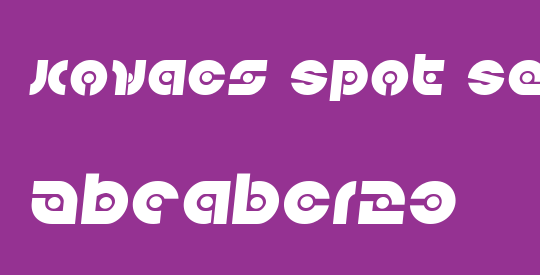 Kovacs Spot Semi-Italic