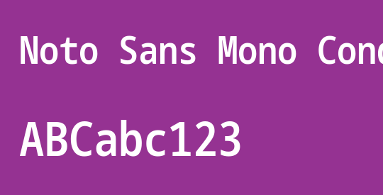 Noto Sans Mono Cond SemBd