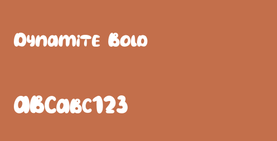 Dynamite Bold