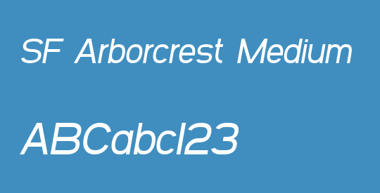 SF Arborcrest Medium