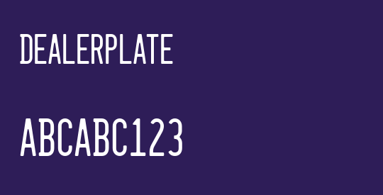 Dealerplate