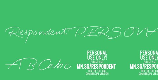 Respondent PERSONAL USE ONLY Light PERSONAL USE ONLY