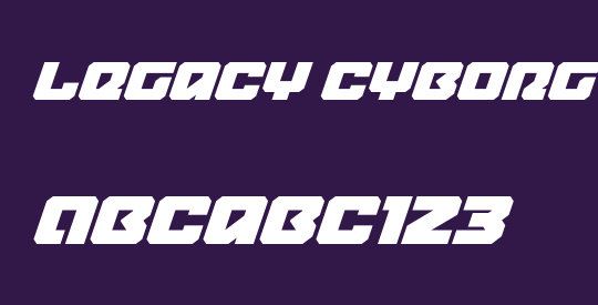 Legacy Cyborg Super-Italic