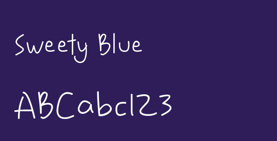 Sweety Blue