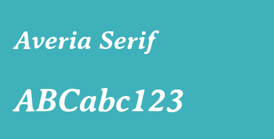 Averia Serif