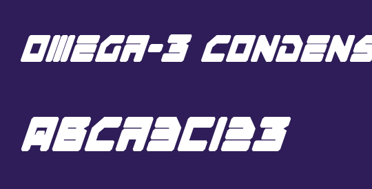 Omega-3 Condensed Italic