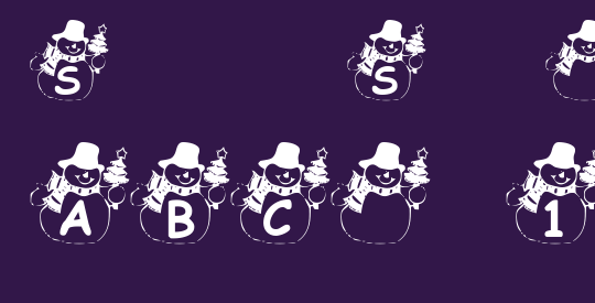 Summer's Snowman
