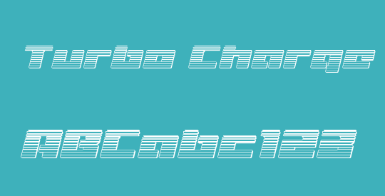 Turbo Charge Chrome Italic