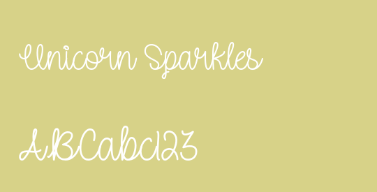 Unicorn Sparkles